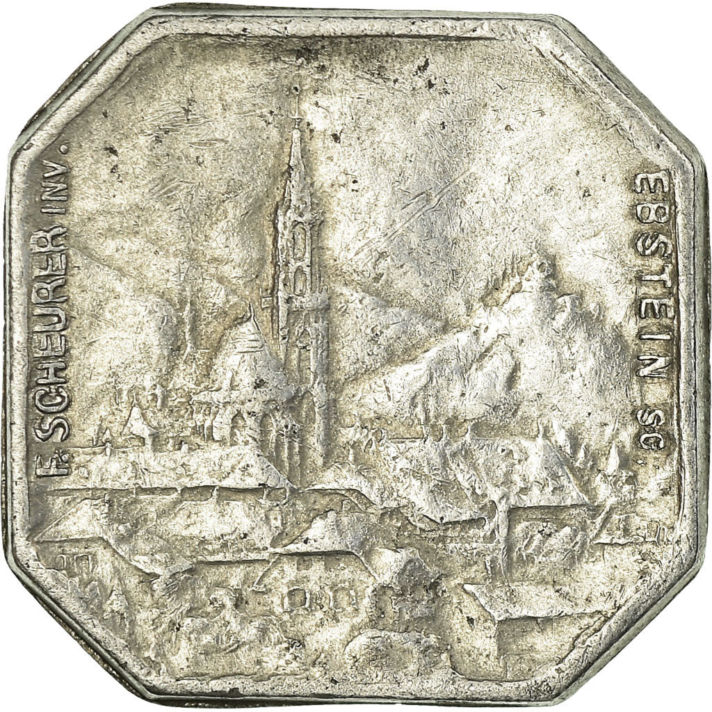 Monnaie, France, Ville de thann, Alsace Française, Thann, 10 Centimes, 1918