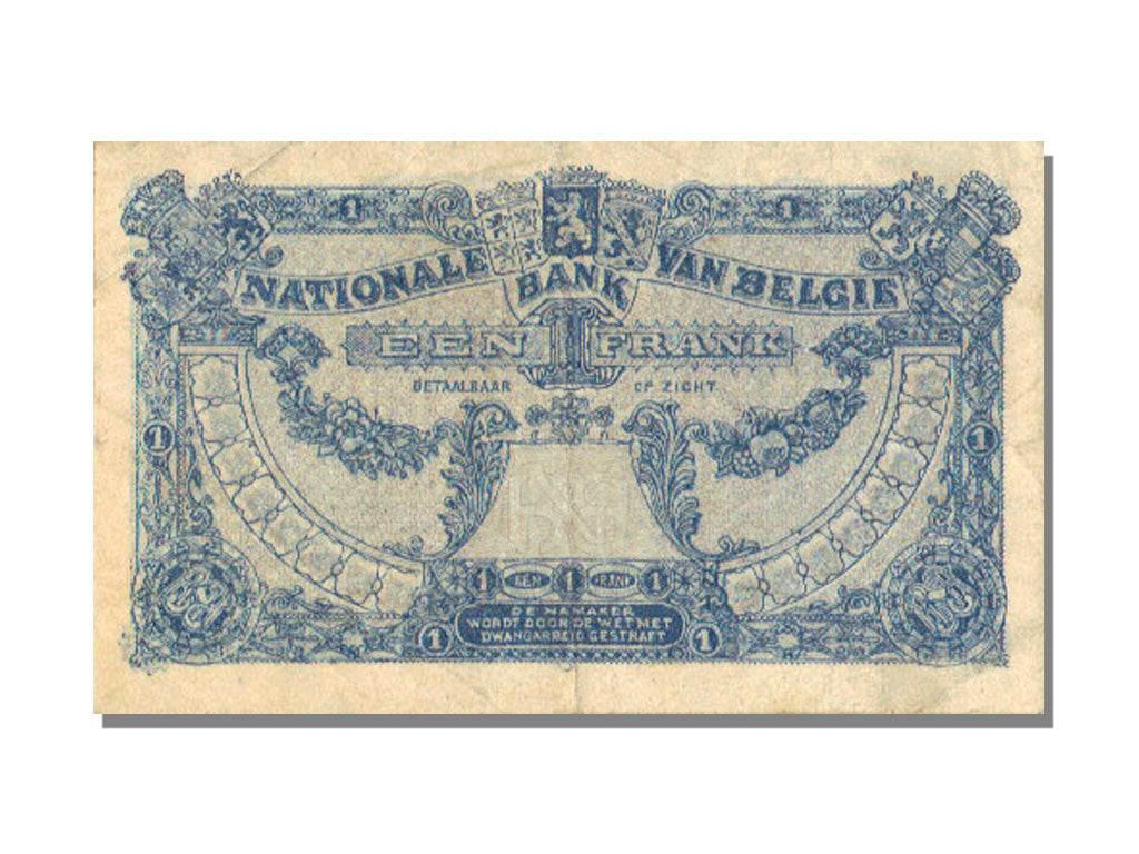 Belgio, 1 Franc, 1920, 1920-03-18, BB