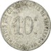 Moeda, França, Union des Commerçants, Thiviers, 10 Centimes, VF(30-35)