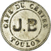 Coin, France, Café du Centre, J.B, Toulon, 30 Centimes, EF(40-45), Nickel