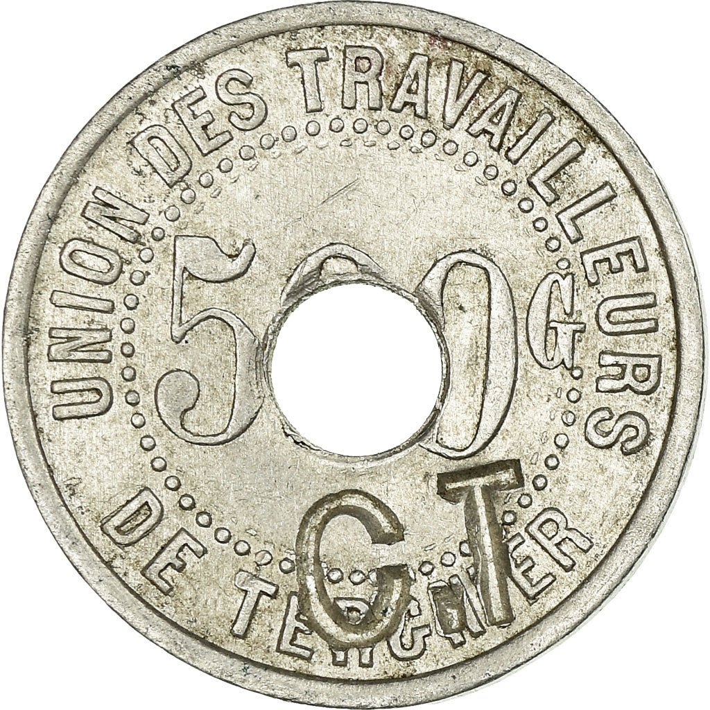 Moneda, Francia, Soc. Coop. de Tergnier, Union des Travailleurs, Tergnier, 500