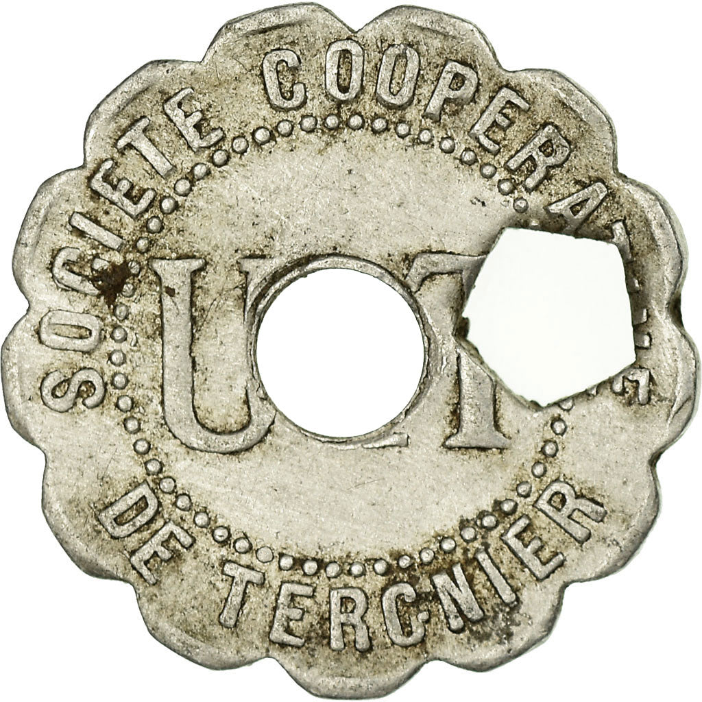 Moeda, França, Soc. Coop. de Tergnier, Union des Travailleurs, Tergnier, 1 kg