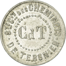 Moneta, Francia, Soc. Coop. des Cheminots de Tergnier, Tergnier, 5 Centimes