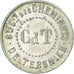 Moneta, Francia, Soc. Coop. des Cheminots de Tergnier, Tergnier, 5 Centimes