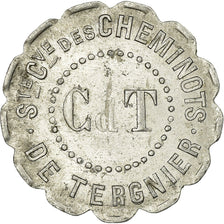 Moneta, Francia, Soc. Coop. des Cheminots de Tergnier, Tergnier, 10 Centimes