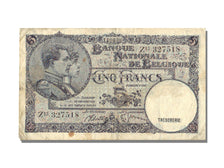 Belgium, 5 Francs, 1988, KM #108x, 1988-04-14, EF(40-45)