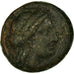 Monnaie, Lesbos, Methymna, Bronze Æ, 4th century BC, Très rare, TB, Bronze