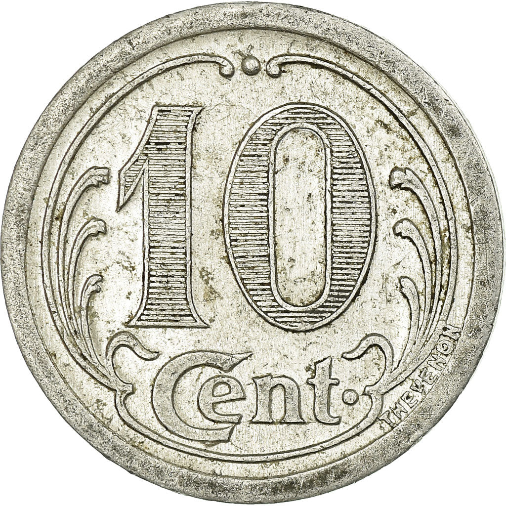 Moneta, Francja, Union Commerciale et Industrielle, Sezanne, 10 Centimes, 1922