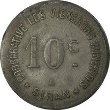 Münze, Frankreich, Coopérative les Vignerons Minervois, Siran, 10 Centimes