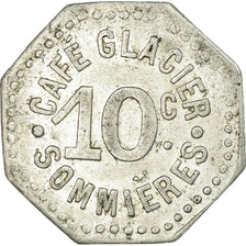 Monnaie, France, Café GLACIER, Sommières, 10 Centimes, TTB, Aluminium