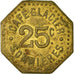 Münze, Frankreich, Café GLACIER, Sommières, 25 Centimes, SS, Messing