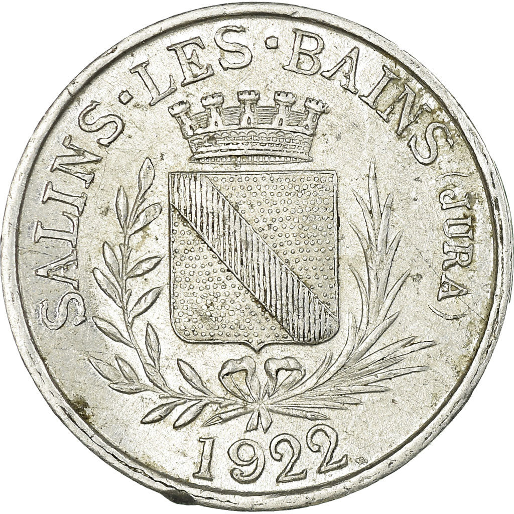 Coin, France, F.C.I.M, 260ème section, Salins-Les-Bains, 5 Centimes, 1922