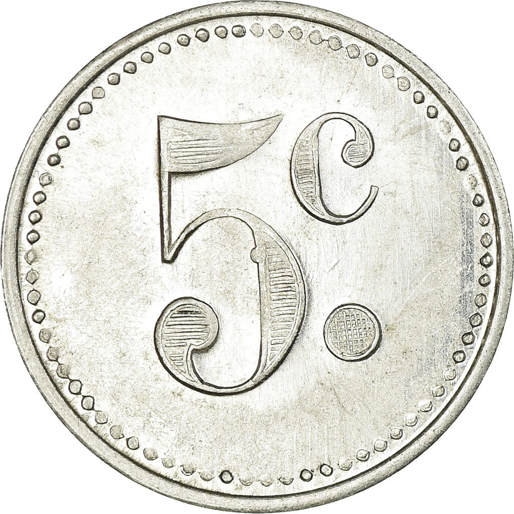 Moneta, Francja, Union du Commerce & de l'Industrie, Sannois, 5 Centimes, 1920