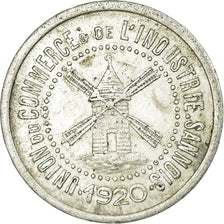 Moneta, Francia, Union du Commerce & de l'Industrie, Sannois, 10 Centimes, 1920