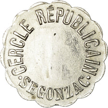 Monnaie, France, Cercle Républicain, Segonzac, 1 Franc, SUP, Zinc nickelé