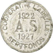 Monnaie, France, Coopérative l'Abeille, Septfonds, 10 Centimes, 1922-1927, TTB