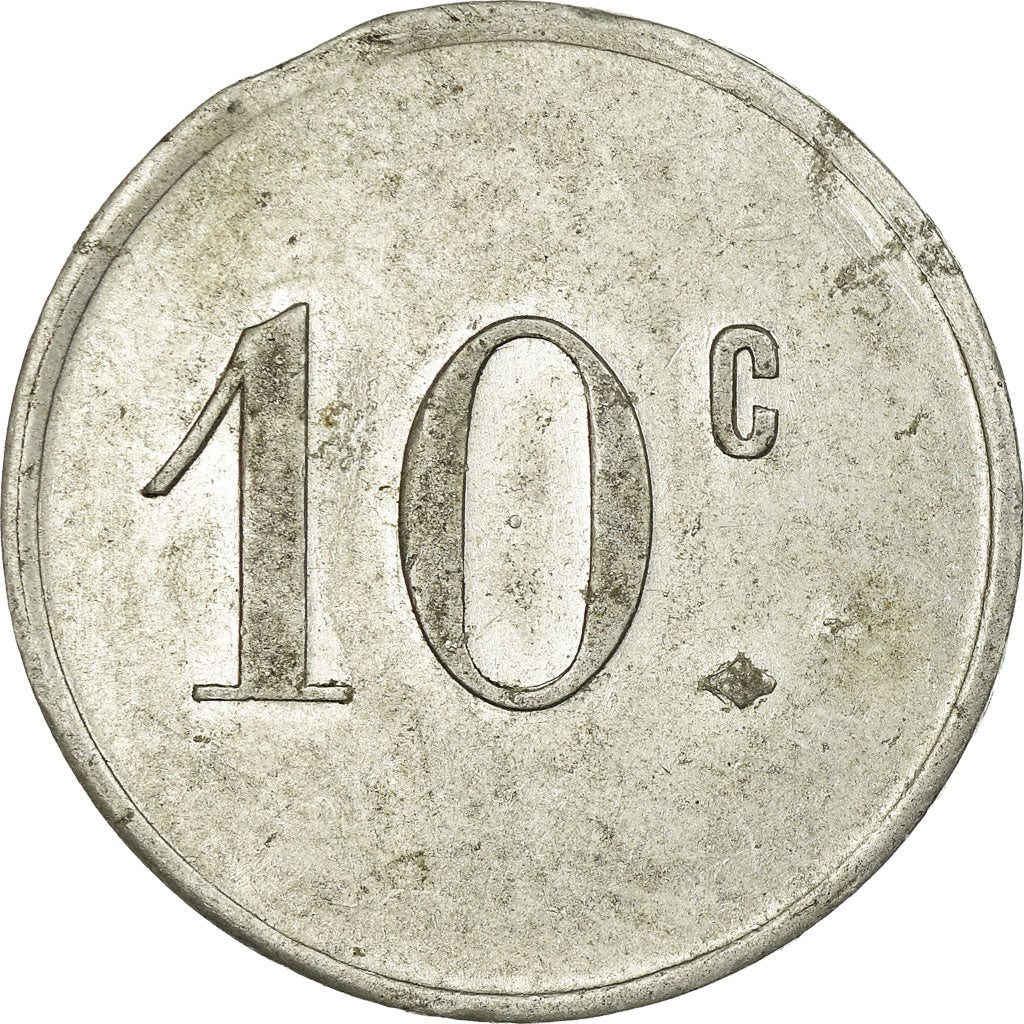 Monnaie, France, Coopérative l'Abeille, Septfonds, 10 Centimes, 1922-1927, TTB