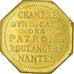 Moneta, Francia, Chambre Syndicale des Patrons Boulangers, Nantes, 1/4 Decime