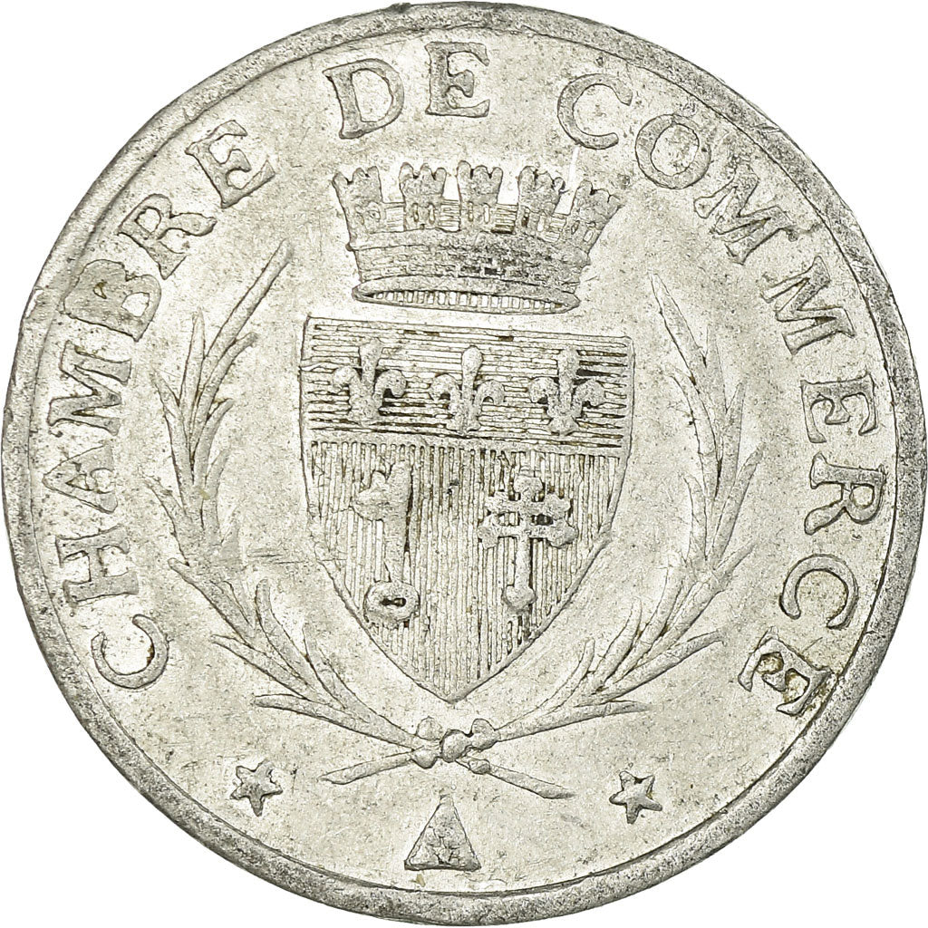 Moneta, Francia, Chambre de Commerce, Narbonne, 10 Centimes, 1920, BB