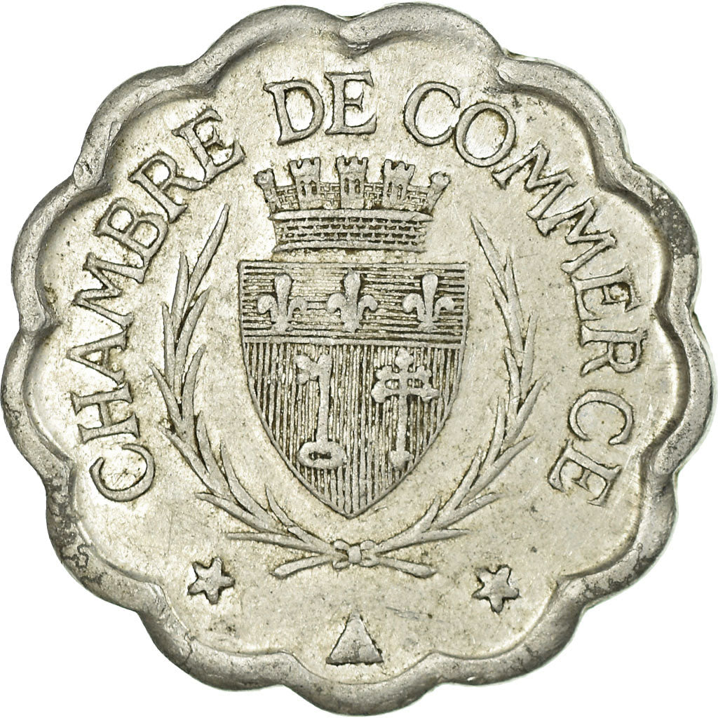 Moneta, Francja, Chambre de Commerce, Narbonne, 25 Centimes, 1920, EF(40-45)