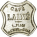 Moeda, França, Café LAINE, Saint-Etienne, 15 Centimes, AU(50-53), Nickel