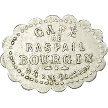 Monnaie, France, Café de Raspail, BOURGIN, Saint-Etienne, 12-1/2 Centimes, TTB