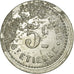 Coin, France, Café Moderne, Saint-Etienne, 5 Centimes, EF(40-45), Aluminium