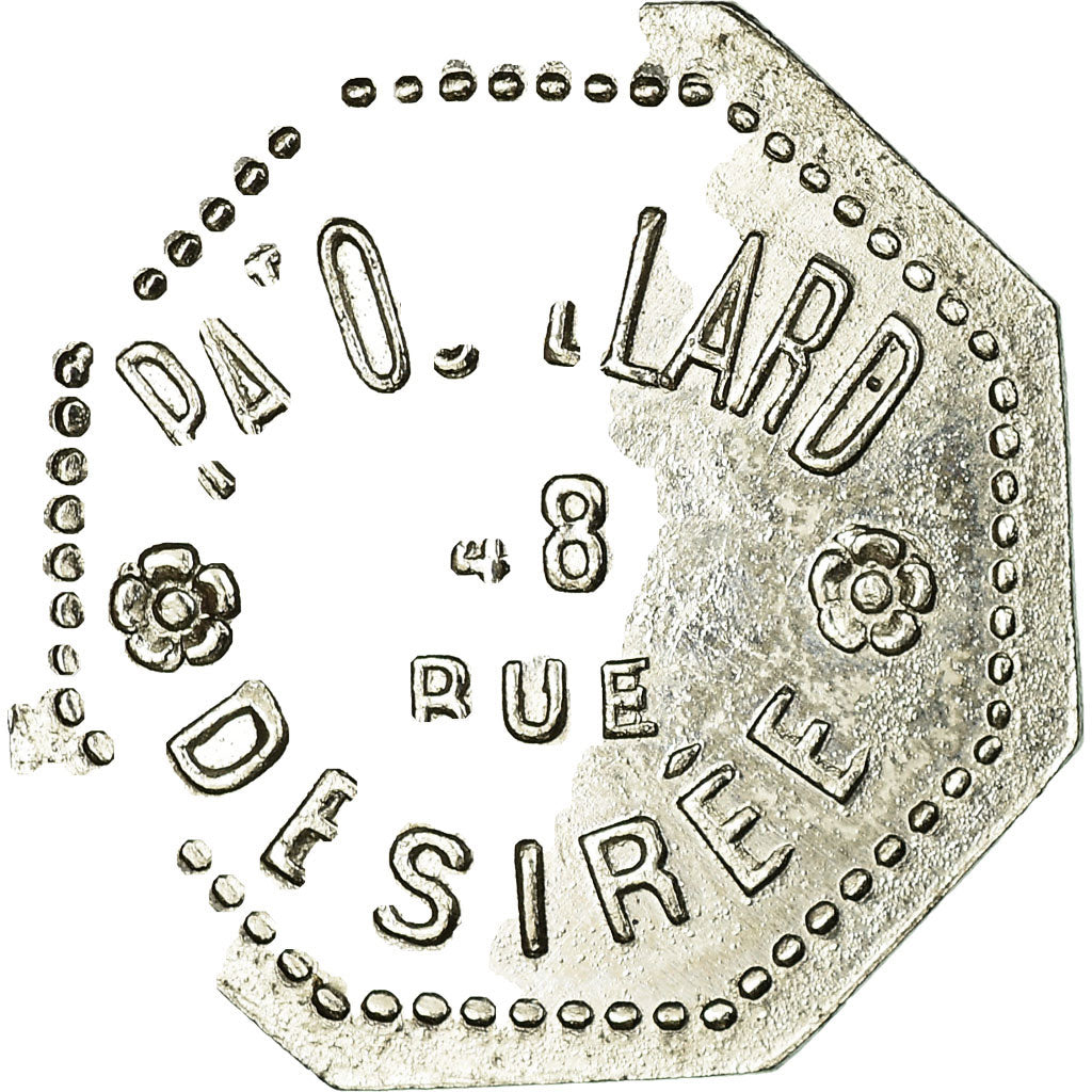 Moneta, Francia, PATOUILLARD, 48 Rue Désirée, Saint-Etienne, 25 Centimes, SPL