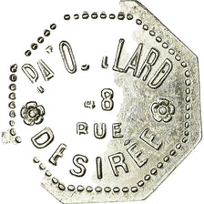 Moneta, Francia, PATOUILLARD, 48 Rue Désirée, Saint-Etienne, 25 Centimes, SPL