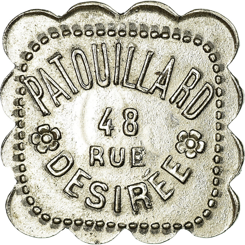 Münze, Frankreich, PATOUILLARD, 48 Rue Désirée, Saint-Etienne, 50 Centimes