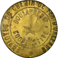 Moeda, França, Boulangerie Coopérative, Nantes, 1 / 3 kg, EF(40-45), Latão