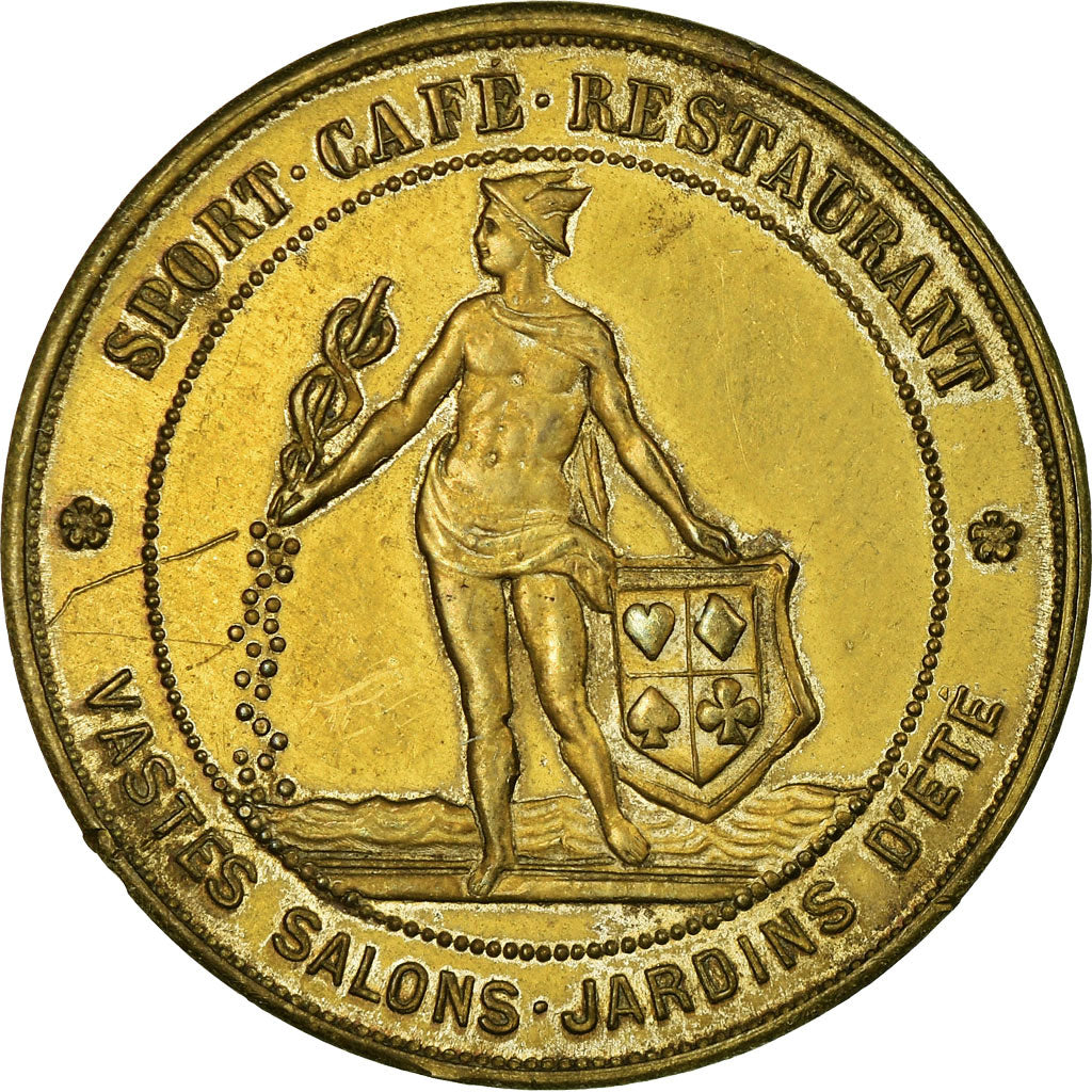 France, Token, Nantes, E. Drieux, Sport Café Restaurant, AU(50-53), Brass