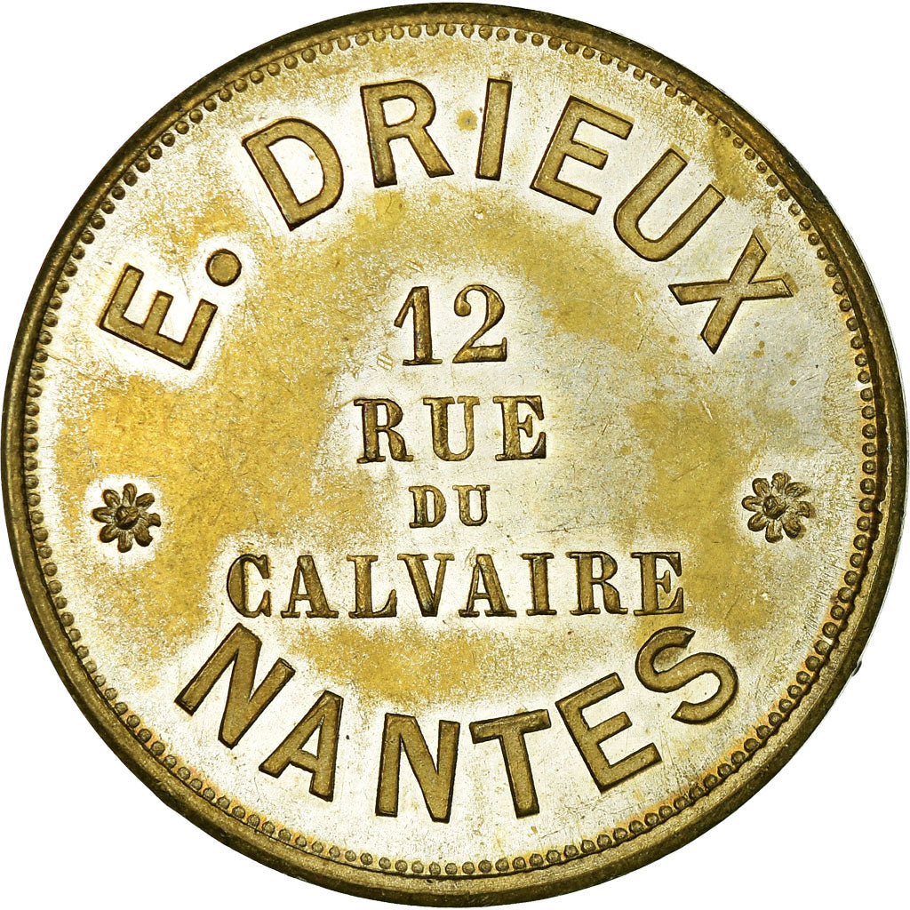 France, Token, Nantes, E. Drieux, Sport Café Restaurant, AU(50-53), Brass