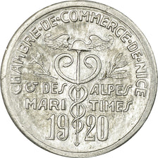 Münze, Frankreich, Chambre de Commerce, Nice, 5 Centimes, 1920, VZ+, Aluminium