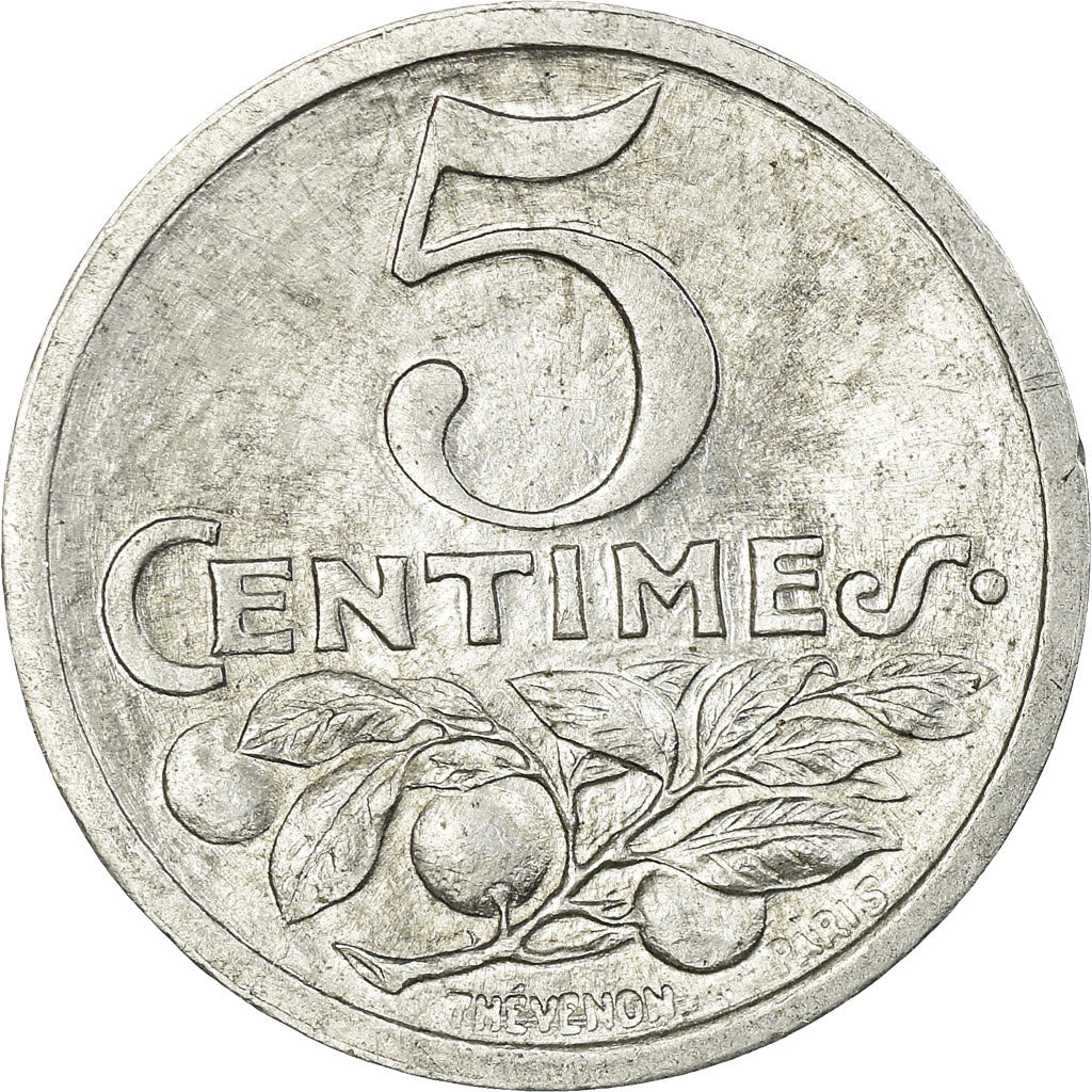 Münze, Frankreich, Chambre de Commerce, Nice, 5 Centimes, 1920, VZ+, Aluminium
