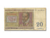 Belgium, 20 Francs, 1956, KM #132b, 1956-04-03, EF(40-45), O10