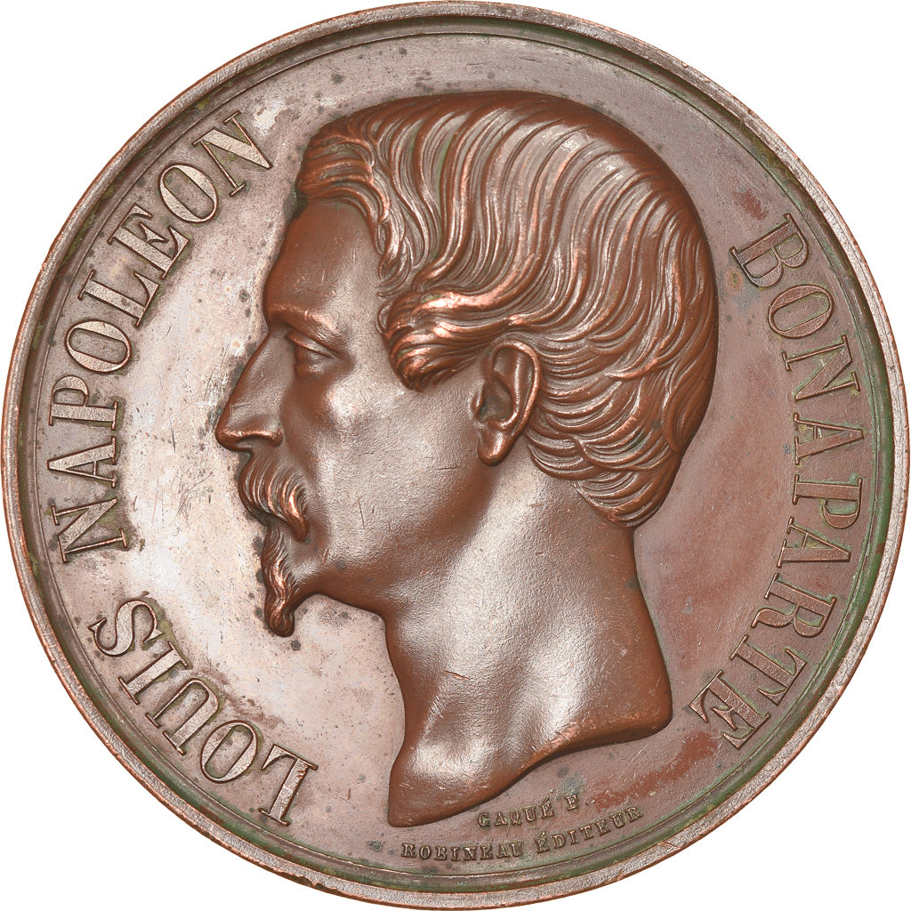 Frankrijk, Medaille, Louis Napoléon Bonaparte, Chemin de Fer de Dijon, 1851