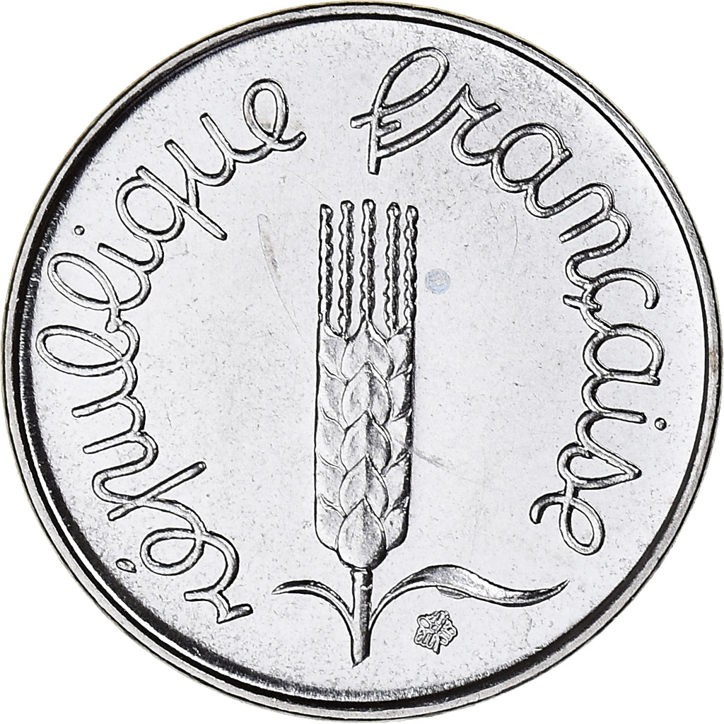 Coin, France, Épi, Centime, 1974, Paris, Rebord, MS(65-70), Stainless Steel