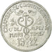 Monnaie, France, Chambre de Commerce, Nice, 5 Centimes, 1922, TTB, Aluminium