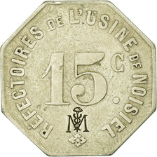 Moneda, Francia, Réfectoire de l'Usine de Noisiel, Noisiel, 15 Centimes, MBC
