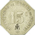 Moneda, Francia, Réfectoire de l'Usine de Noisiel, Noisiel, 15 Centimes, MBC
