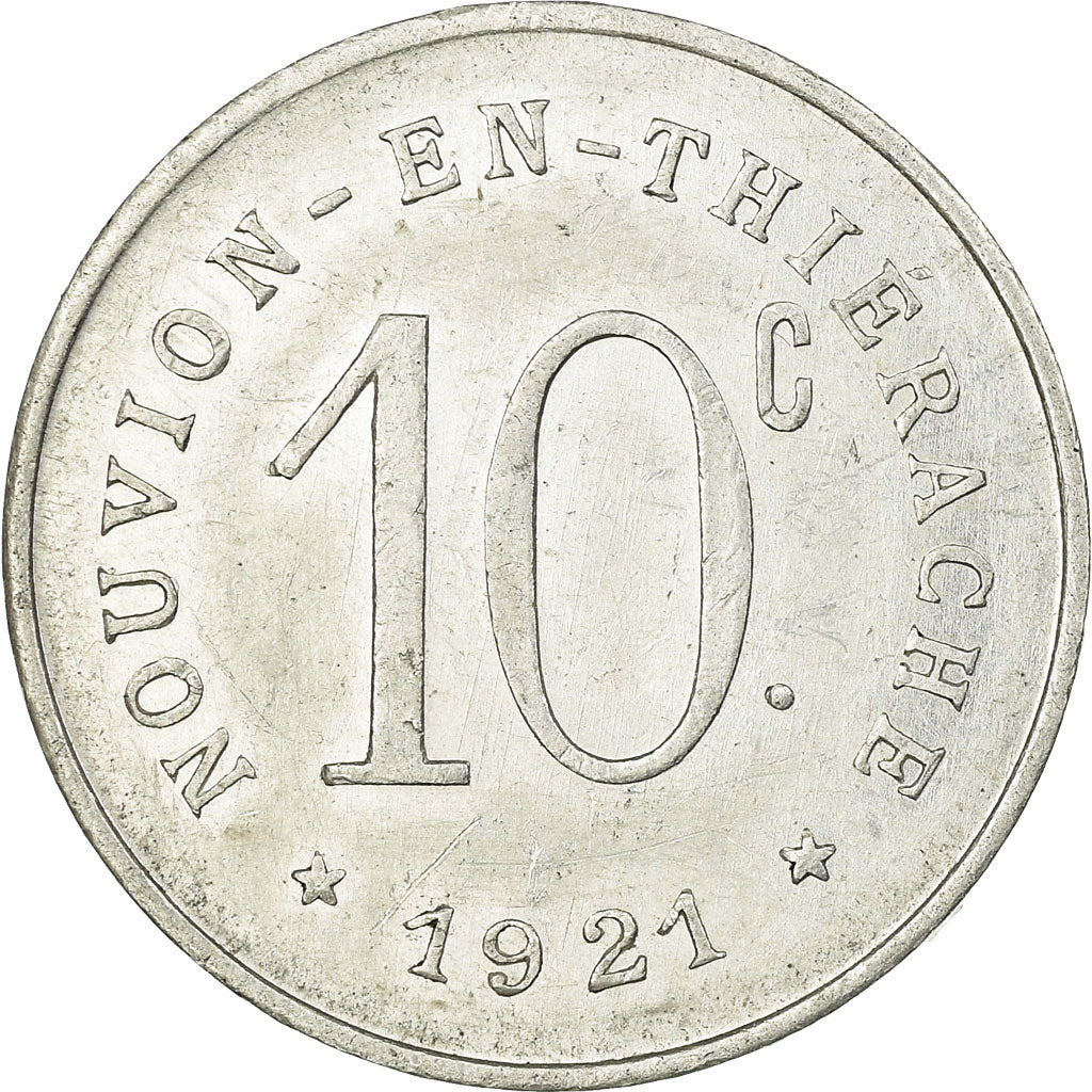 Münze, Frankreich, Union Commerciale et Industrielle, Nouvion-en-Thierache, 10
