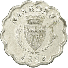 Moeda, França, Syndicat Limonadiers et Restaurateurs, Narbonne, 25 Centimes