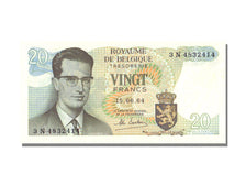Belgium, 20 Francs, 1964, KM #138, 1964-06-15, UNC(65-70), 3N