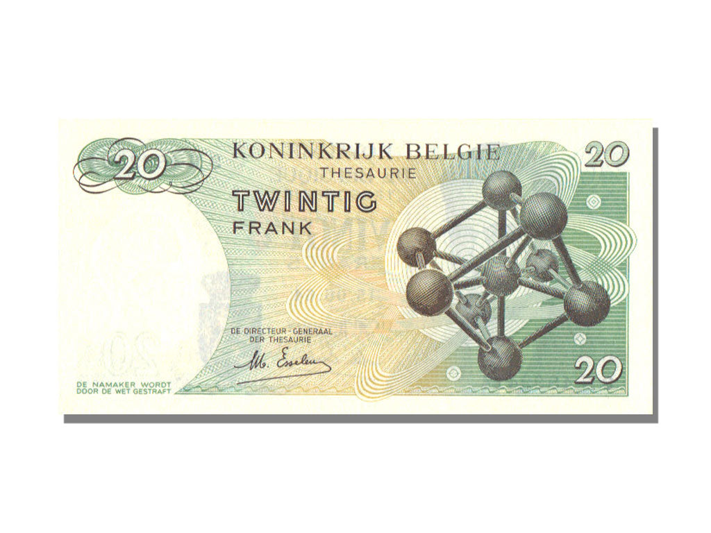 Belgium, 20 Francs, 1964, KM #138, 1964-06-15, UNC(65-70), 3N