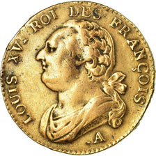 Münze, Frankreich, Louis XVI, 12 Deniers, 1791, Paris, SS, Métal de cloche