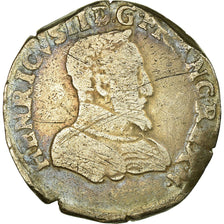 Monnaie, France, François II, Teston, 1560, Lyon, TB, Argent, Sombart:4560