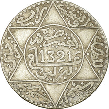 Münze, Marokko, 'Abd al-Aziz, 1/4 Rial, 2-1/2 Dirhams, 1903, Berlin, S+