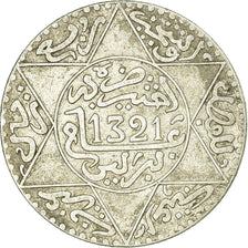 Moneta, Marocco, 'Abd al-Aziz, 1/4 Rial, 2-1/2 Dirhams, 1903, Berlin, MB+