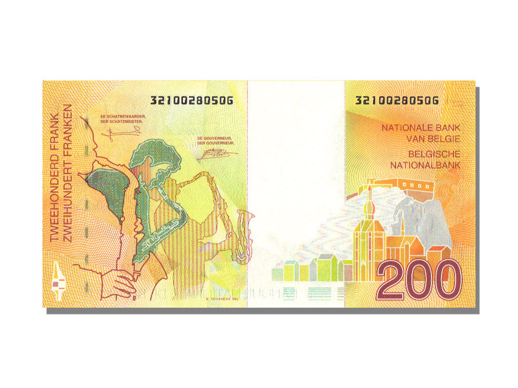 Belgium, 200 Francs, UNC(65-70)